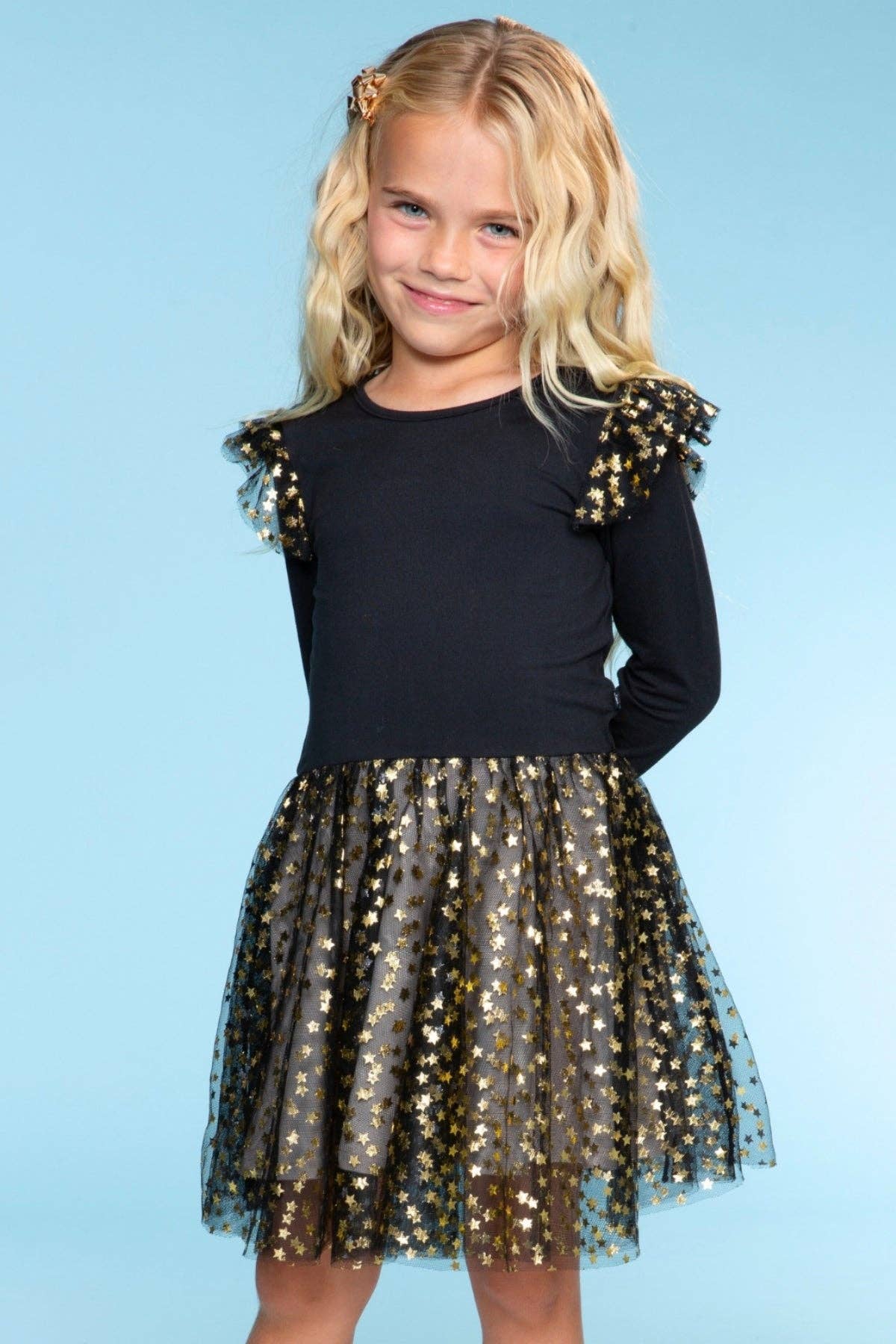 PixieLane - Wholesale Dress - Kids - Simply Soft Bow Back Be Happy Tulle Dress7