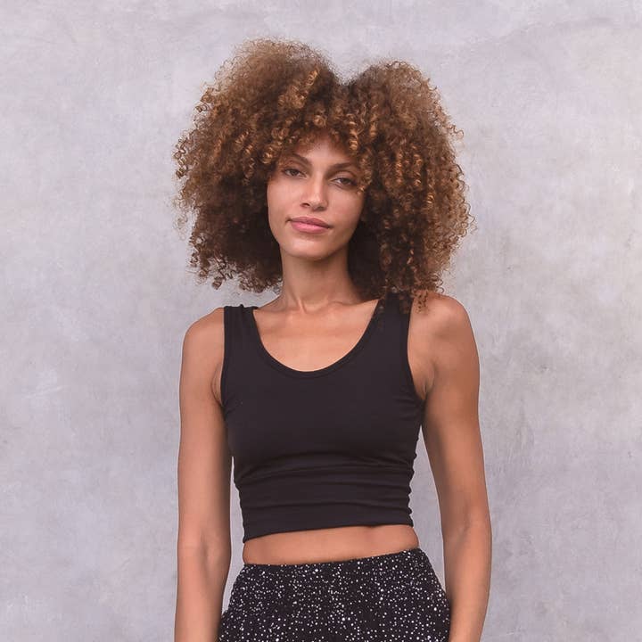 Jaya - Vendita all'ingrosso Reggiseno sportivo - Donna - Surya-Bra, Stile canotta, Schiena raffinata, Doppio strato, Yoga