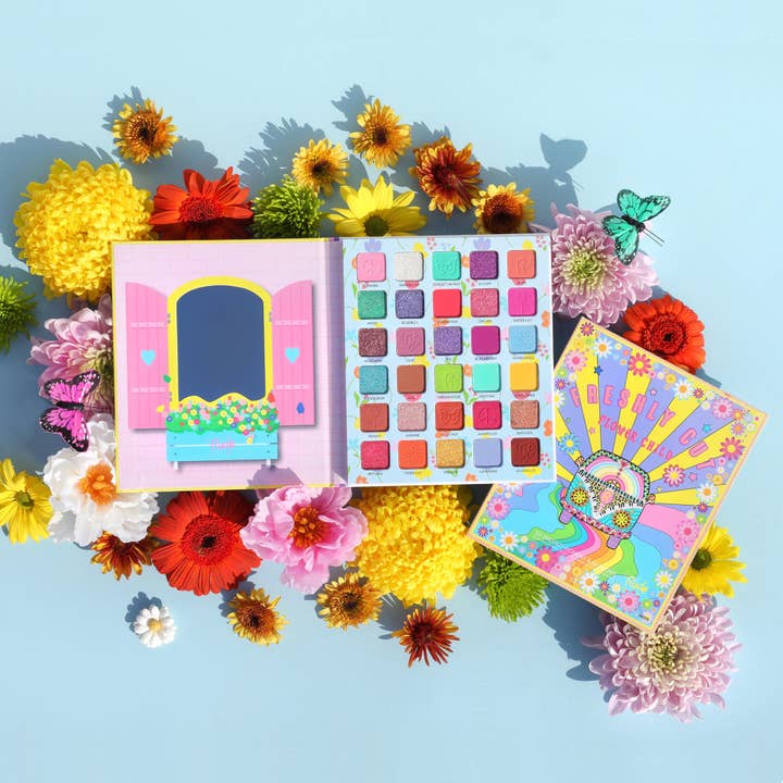 Palette Flower Child avec 30 pigments et ombres - Freshly Cut pour la vente par Rude Cosmetics