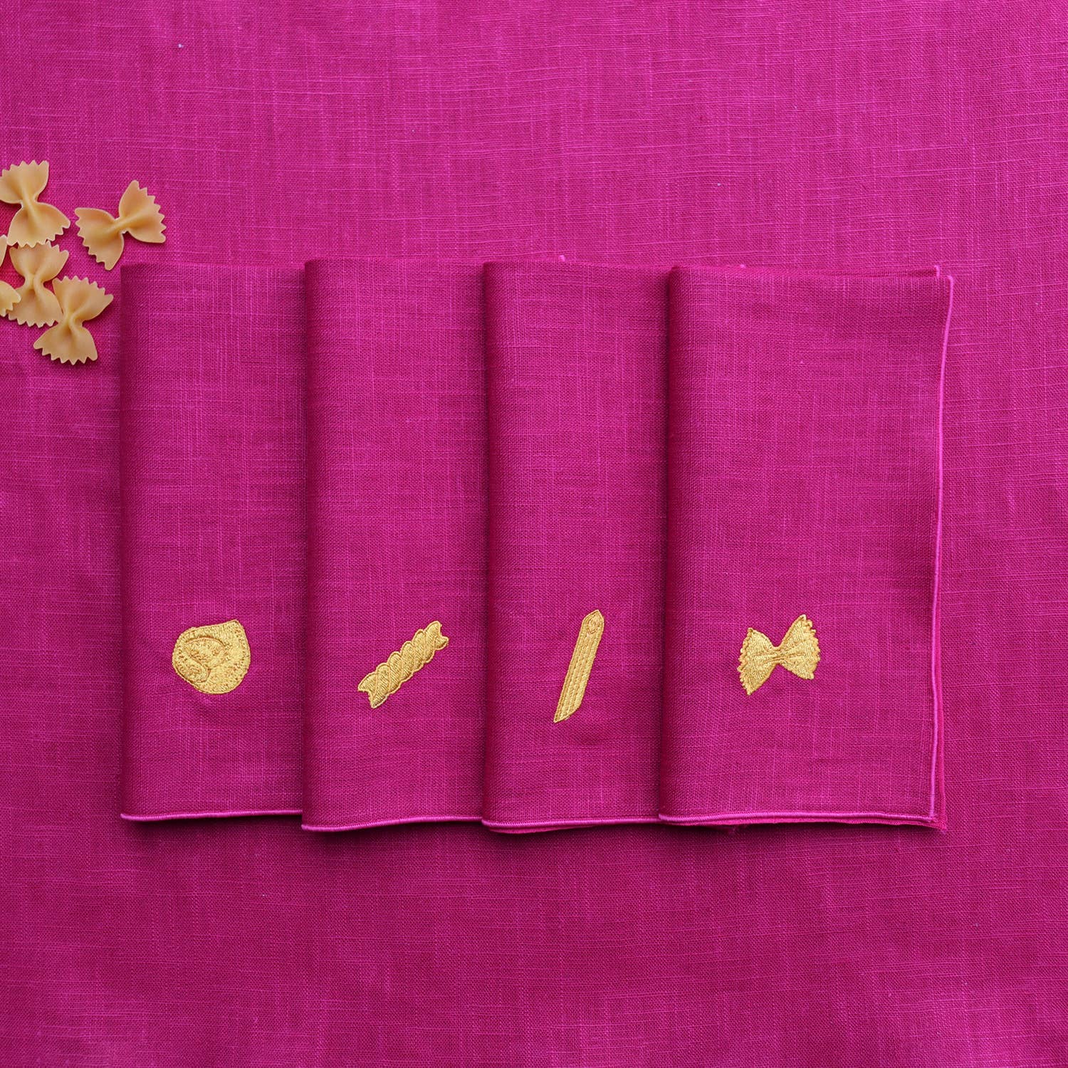 Giardino Segreto – Guardanapo e pano de jantar por atacado – Guardanapo em puro linho PASTA4