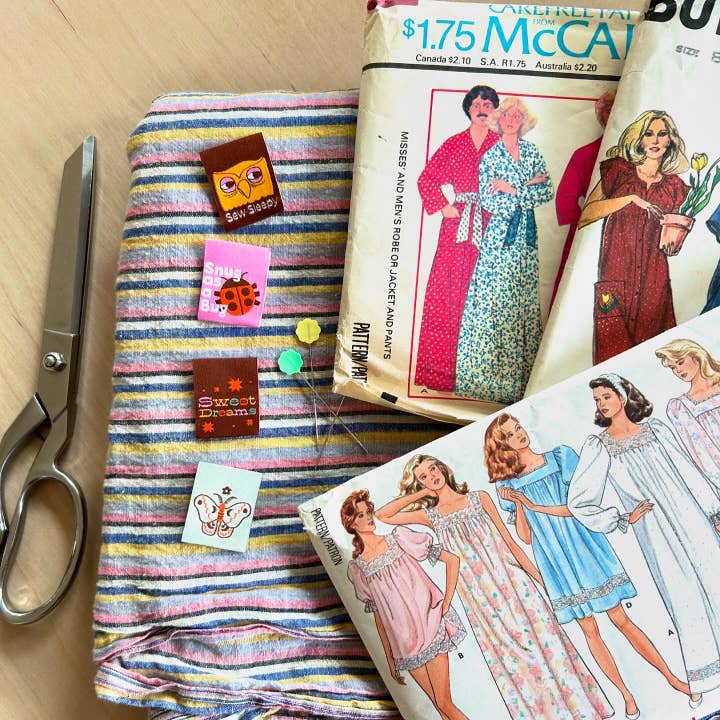 Cotton and Ochre - Wholesale Craft Sewing Kit - Sleepy Head Pack Woven Labels4