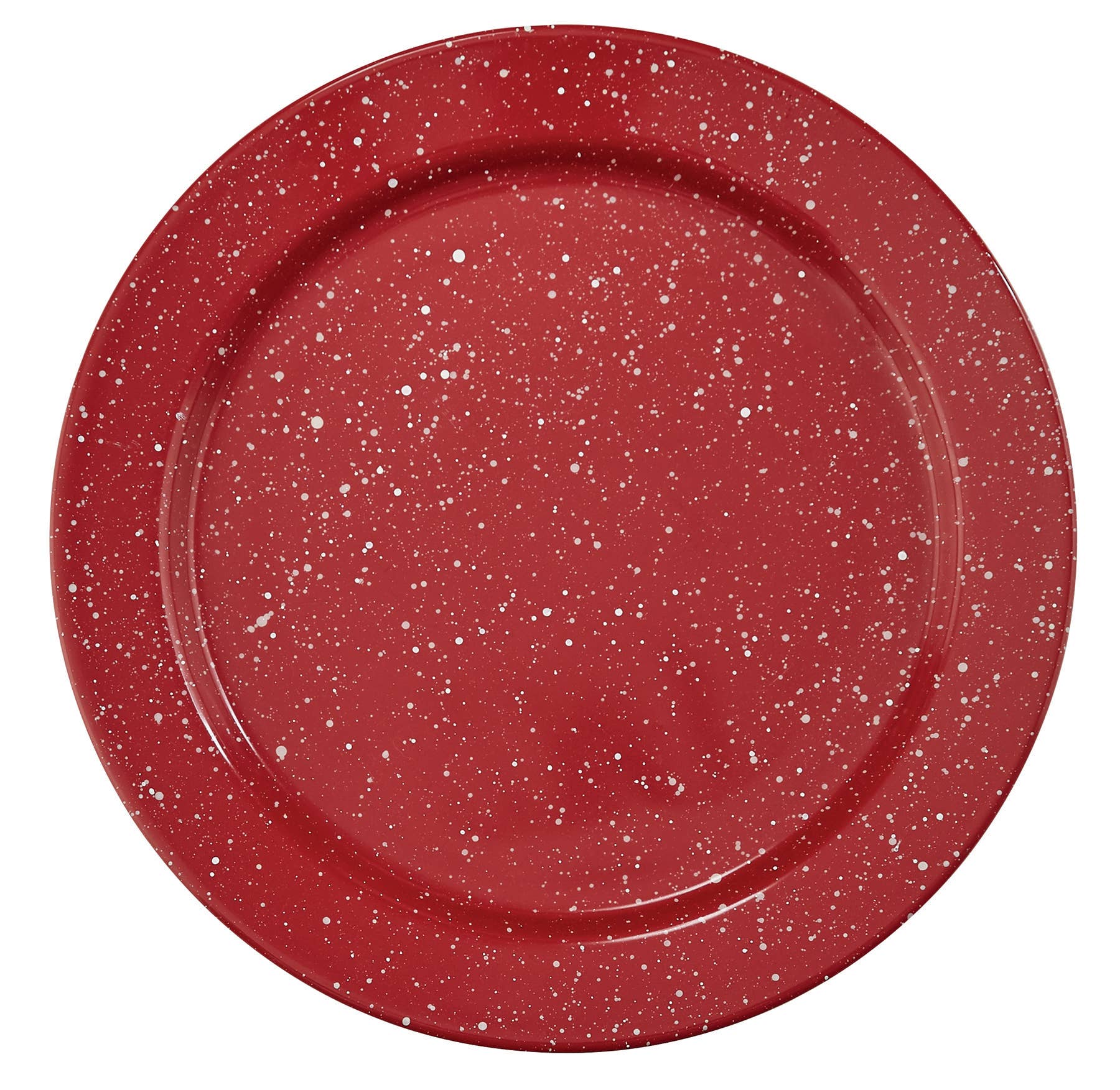 Park Designs - Wholesale Dinner Plate - Granite Enamelware Dinner Plate - Red