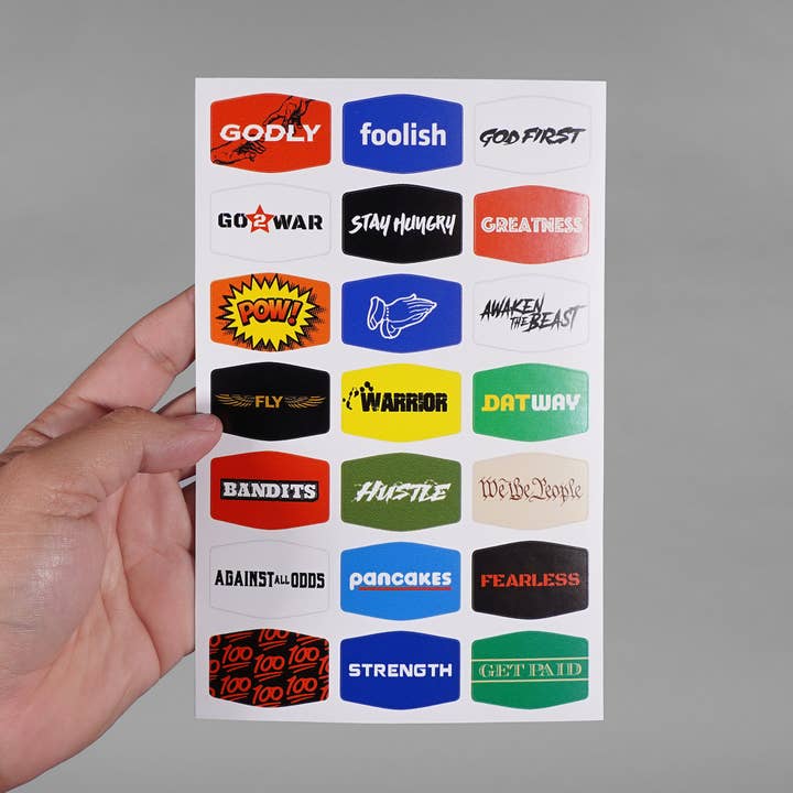 Logo Kollektion #2 Klistermärken för Hjälmar för wholesale av Sleefs