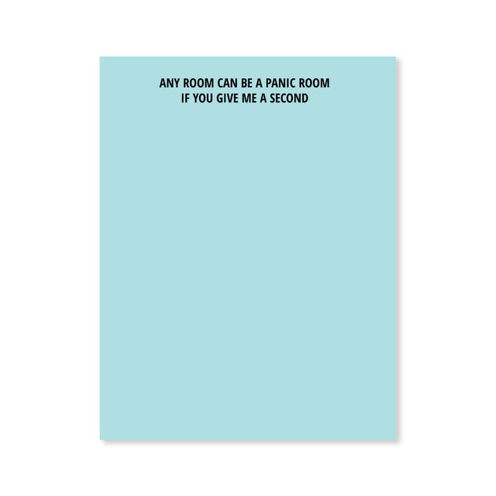 Bloc-notes Panic Room pour la vente par Public School Paper Co.