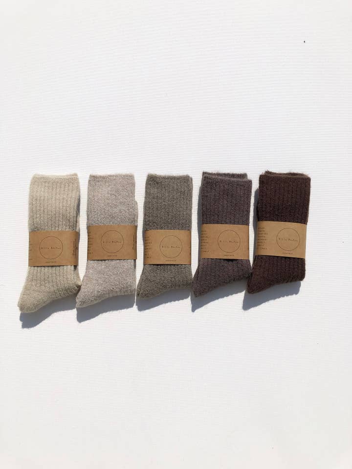 ALPACA CABIN SOCKS for wholesale by Billy Bamboo