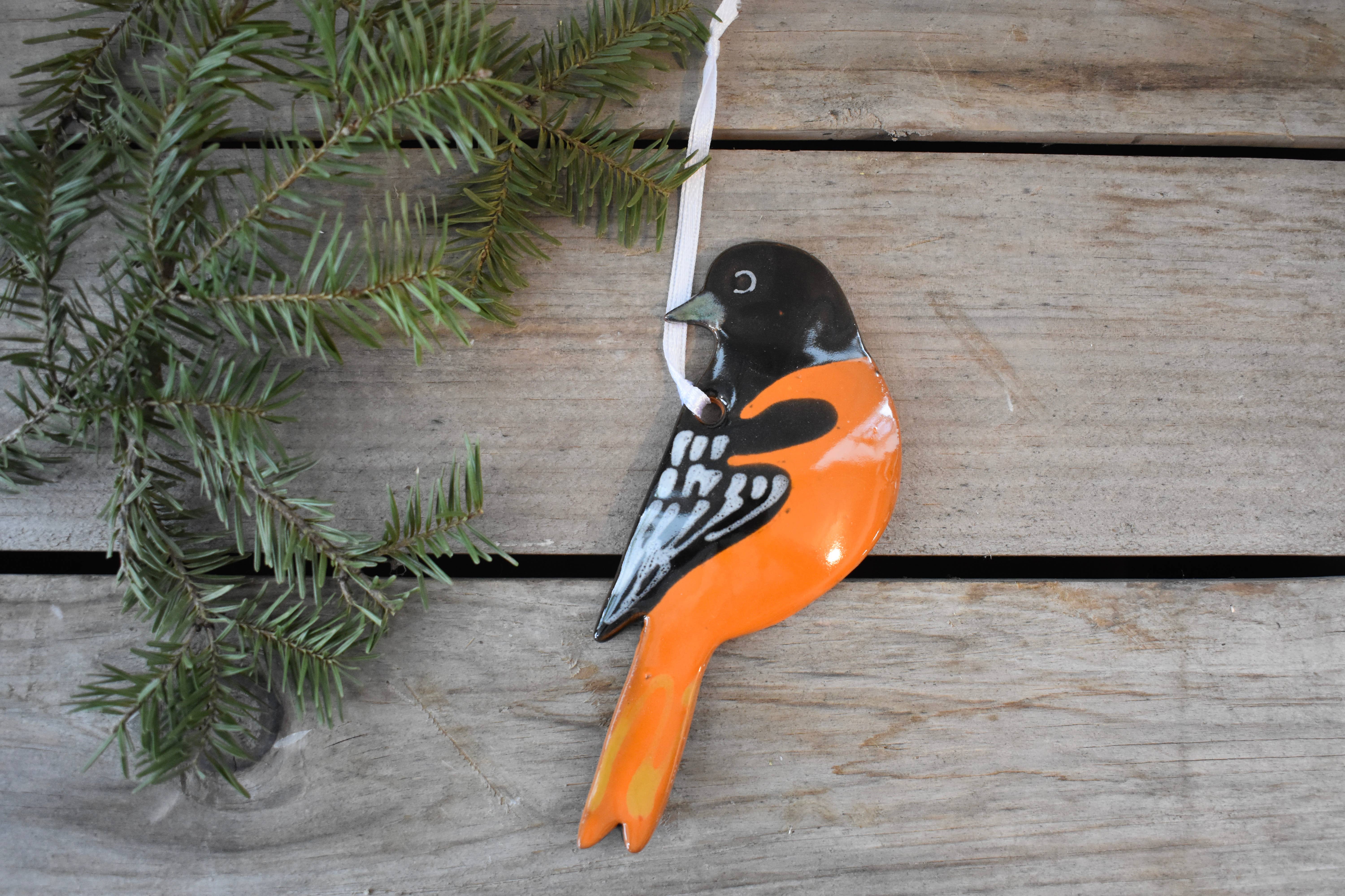 Wayne Village Pottery - Vendita all'ingrosso Decorazione - Ornamento Baltimore Oriole1