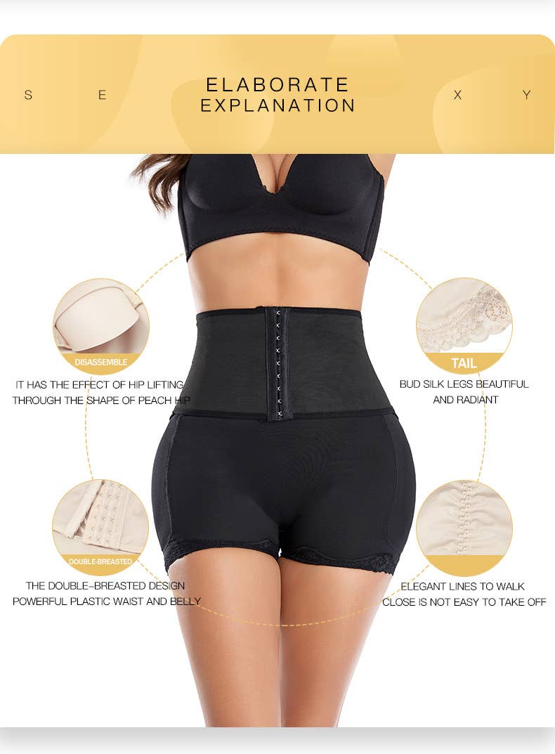 VIGOR - Vente Sous-vêtements sculptants – femme - Hips Shapers Waist Trainer Butt Lifter Tummy Control Shaper pour femmes17
