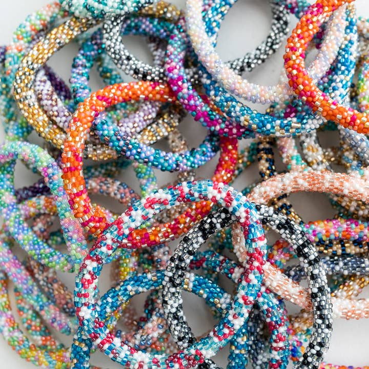 Aid Through Trade - Wholesale Beaded Bracelet - The Original Roll-On® Bracelet SS25 Party Pack