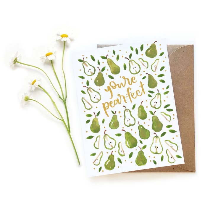 You're Pear-Fect Bunny-Liebeskarte für den Großhandel von Sketchy Notions