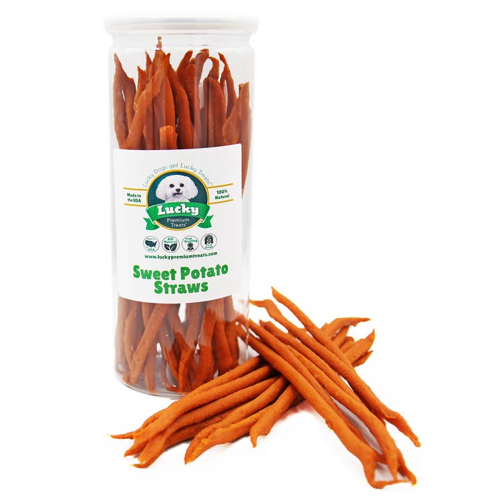 Sweet Potato Straws for wholesale by Lucky Premium Treats