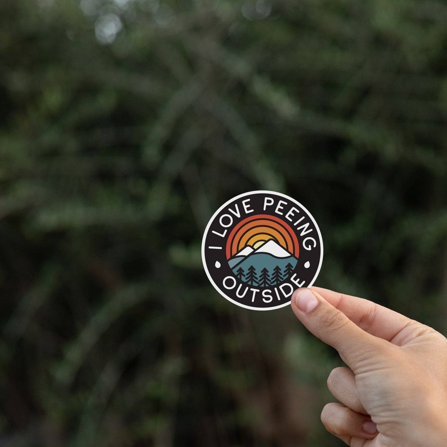 Squatchy - Wholesale Sticker - I Love Peeing Outside Sticker5