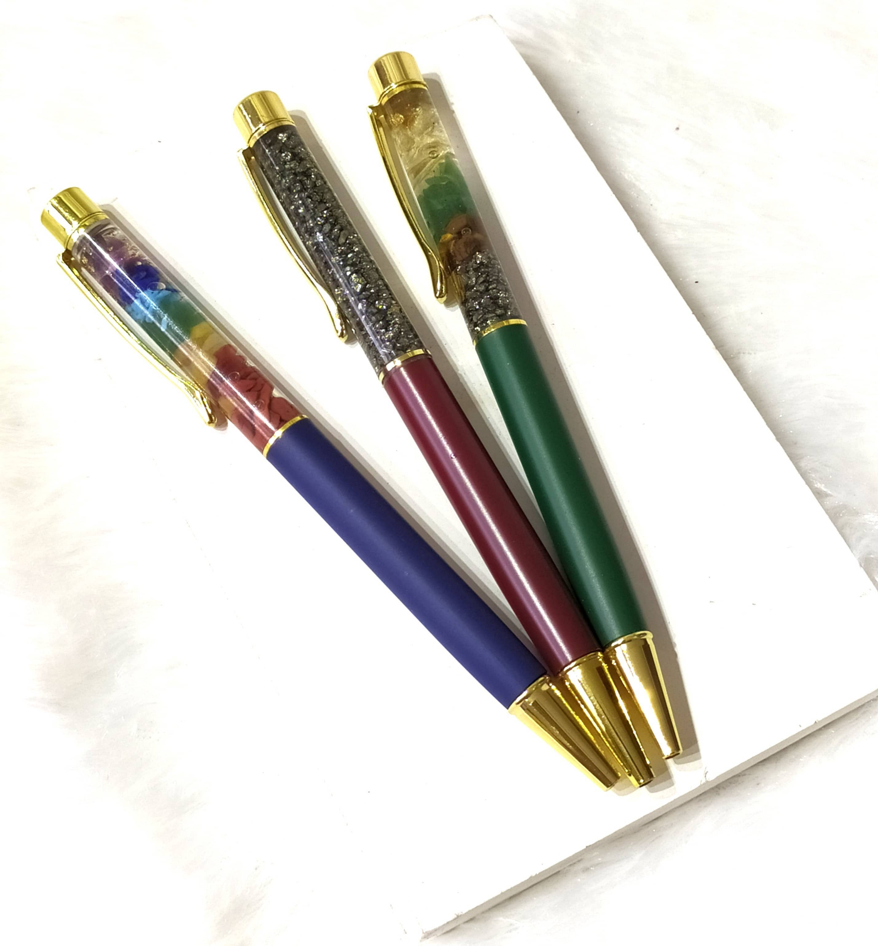 Soothing Crystals - Vente Stylos - Stylo Cristal 7 Chakras | Stylo de Manifestation et de Guérison9