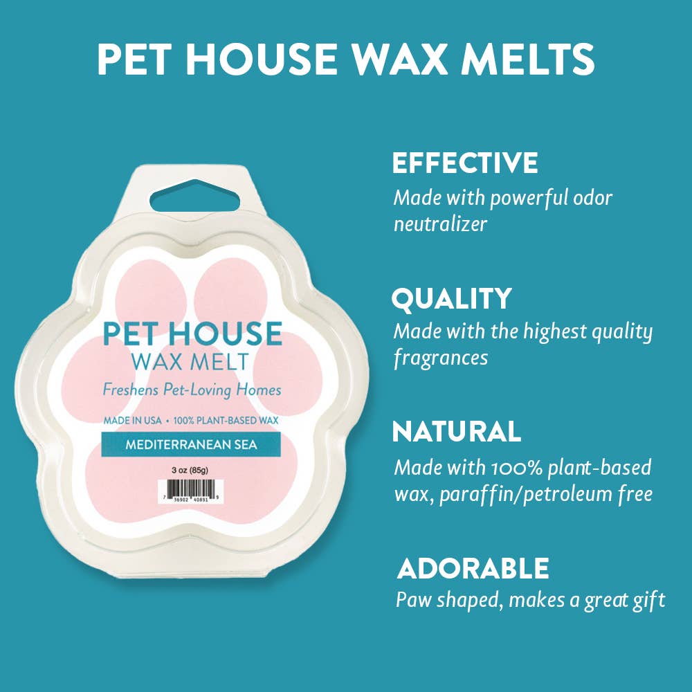 Pet House by One Fur All - Wholesale Wax Melt - Mediterranean Sea Wax Melt 3 oz2