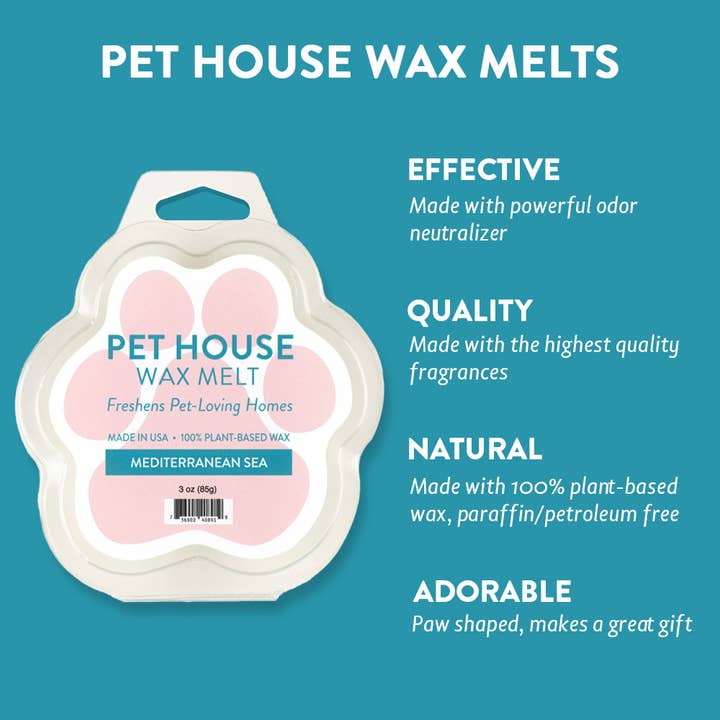 Pet House by One Fur All - Wholesale Wax Melt - Mediterranean Sea Wax Melt 3 oz2