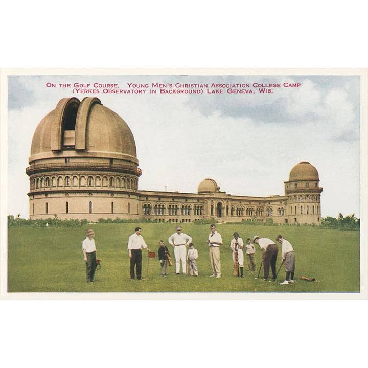 Sticker WI-397 Yerkes Observatory, Lake Geneva for wholesale by Found Image Press