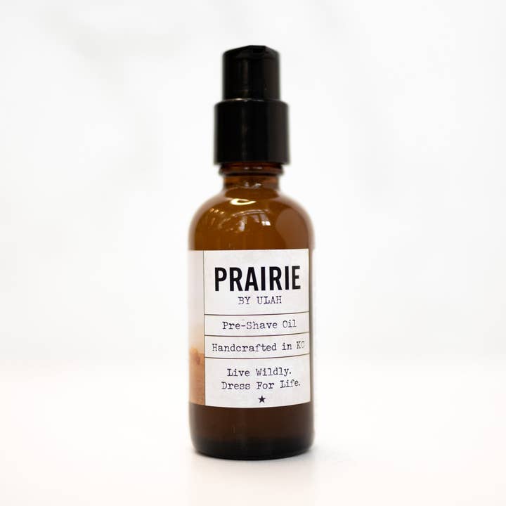 Aceite de preafeitado ULAH Prairie, 2 oz. para venta al por mayor de Ulah