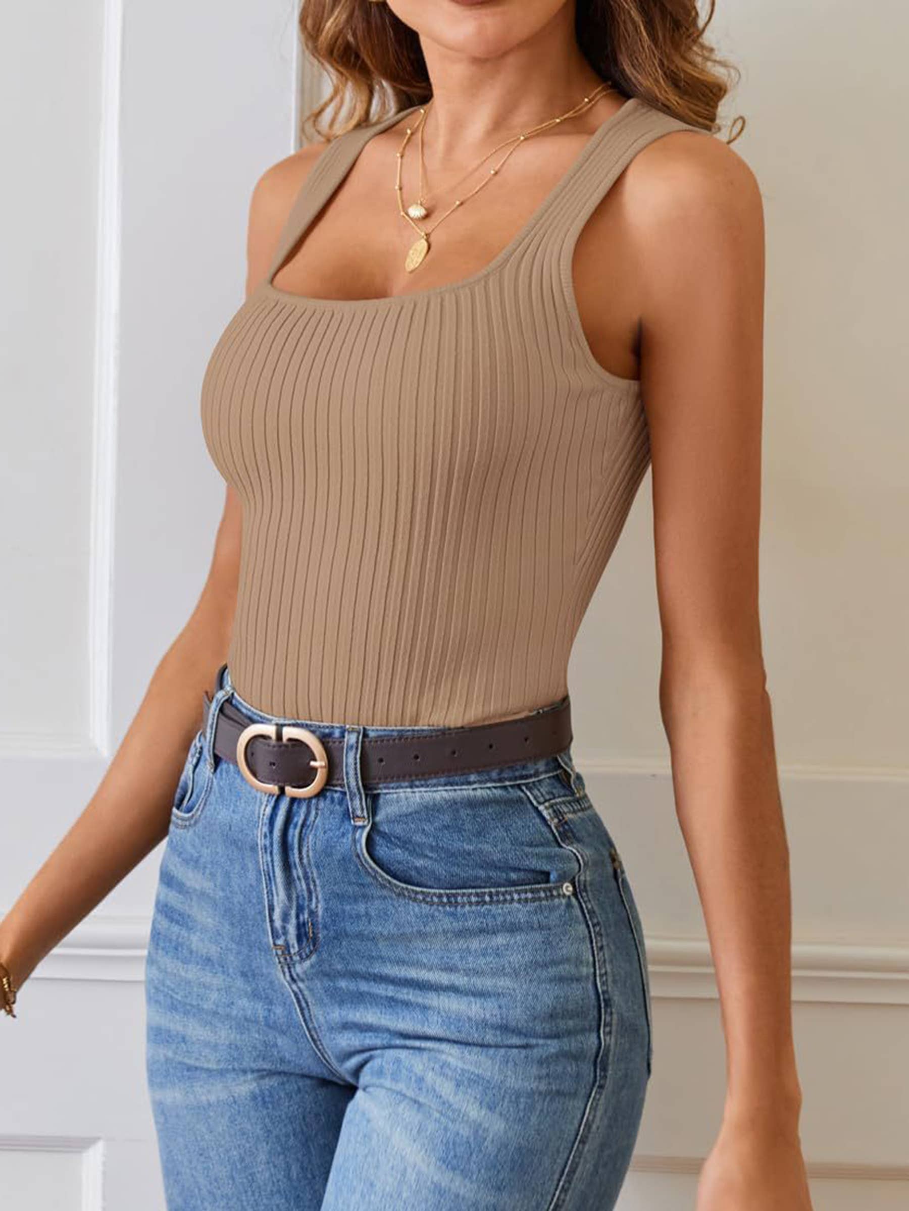 Wholesalesir - Vente Haut de sport – femme - Haut d'exercice sans manches à rayures Pit Stripe à haute élasticité3