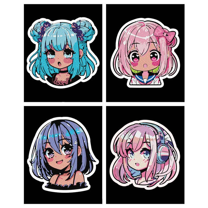 Neon Anime Girls for wholesale by DIAMOND DOTZ®