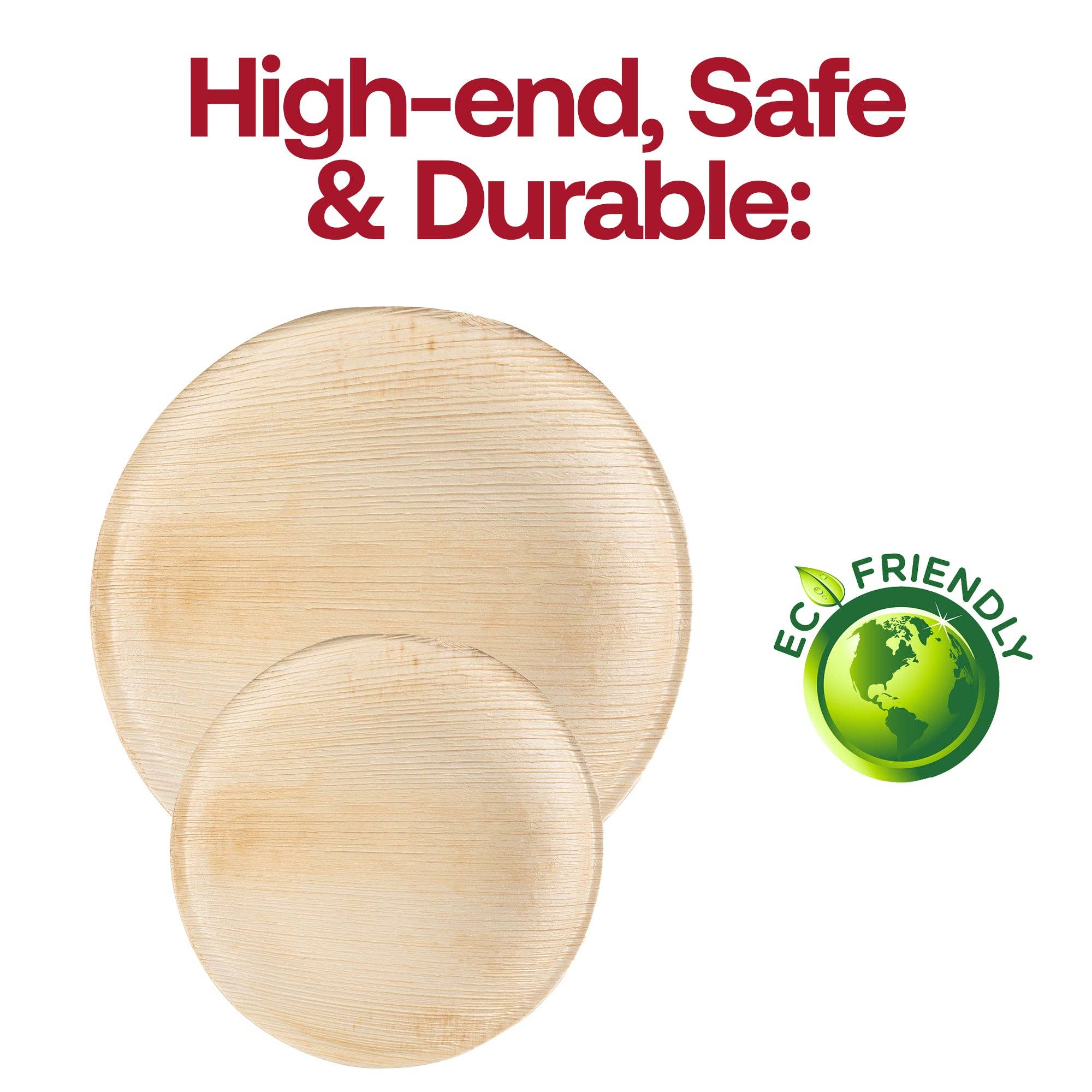 Smarty had a Party – wholesale Servisset – Rundt palmblad miljövänligt middagsservis - 100 gäster5