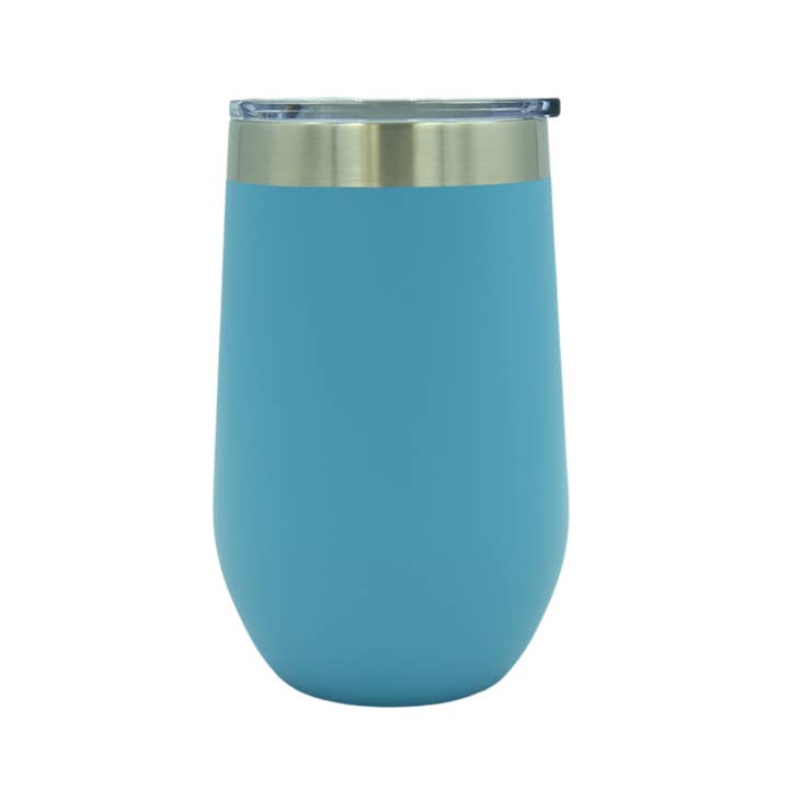Driftless Studios - Wholesale Insulated Mug/Tumbler - 12 Oz Wine Tumbler Custom Wine Tumbler