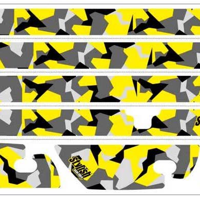 Stylish Scooters - Wholesale Sticker - Skin for Electric Scooter Xiaomi M365 Yellow Camo
