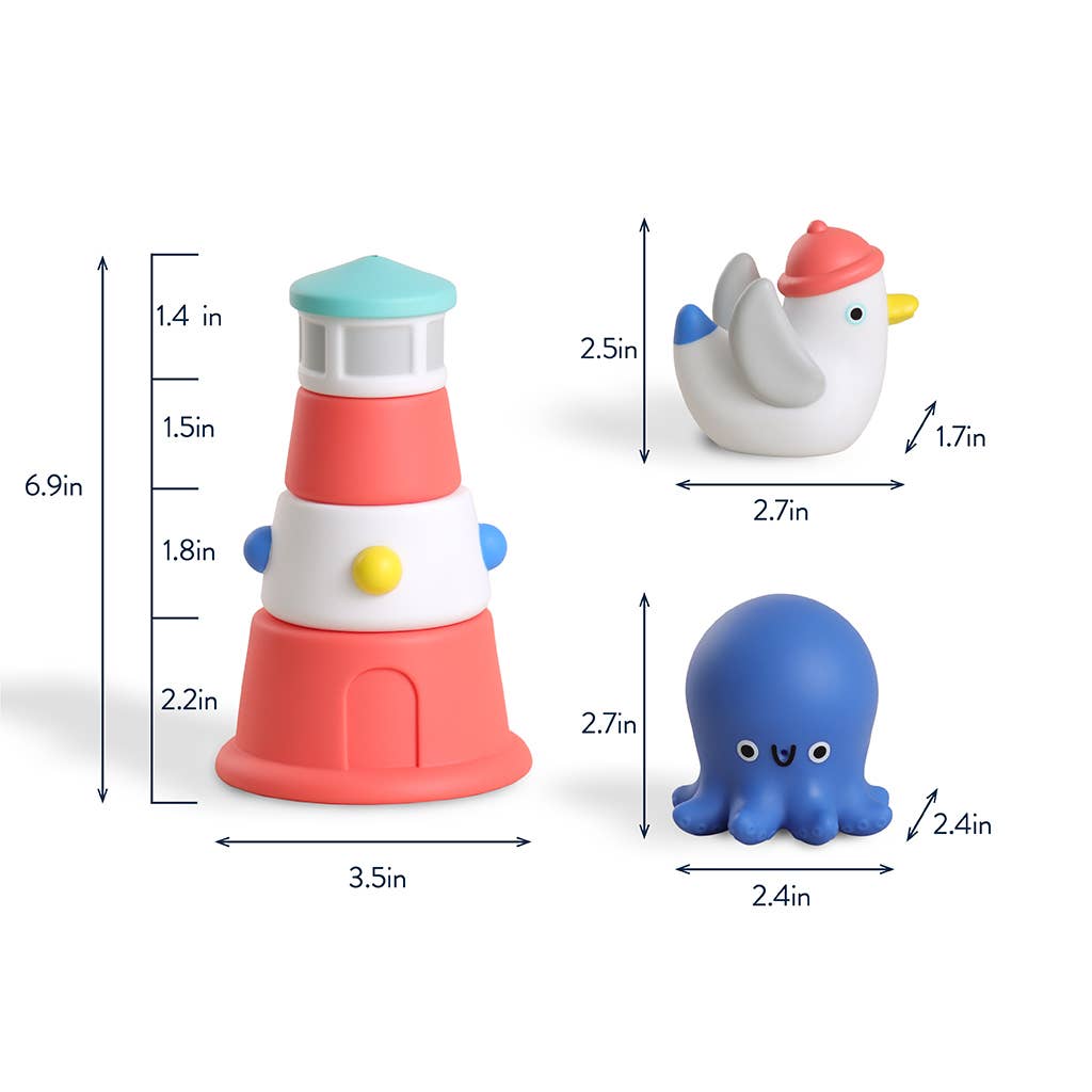 Itzy Ritzy Canada - Vente Jouet pour le bain – bébé - Itzy Stack & Squirt™2