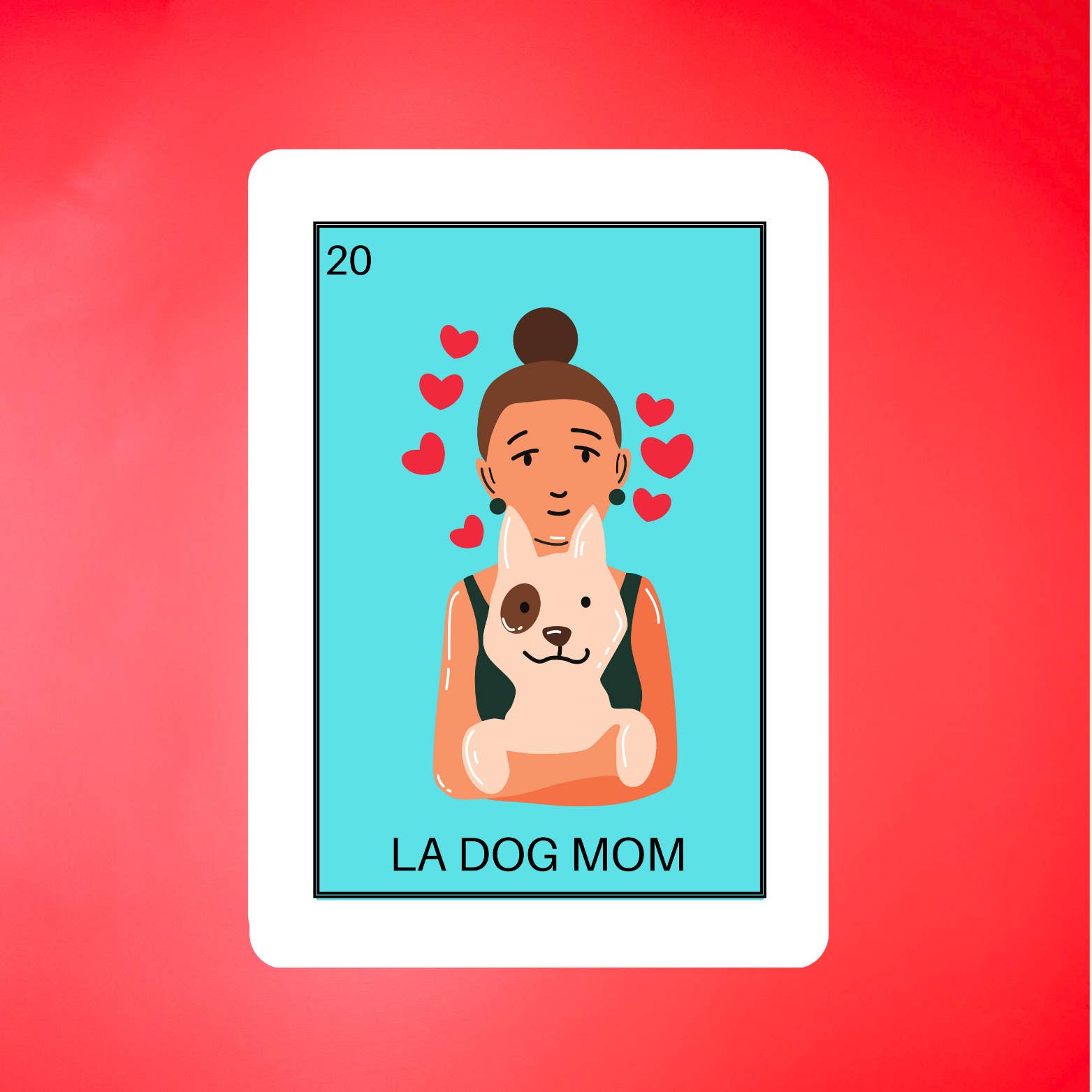 Gaec Studio - Wholesale Sticker - La dog mom loteria Sticker