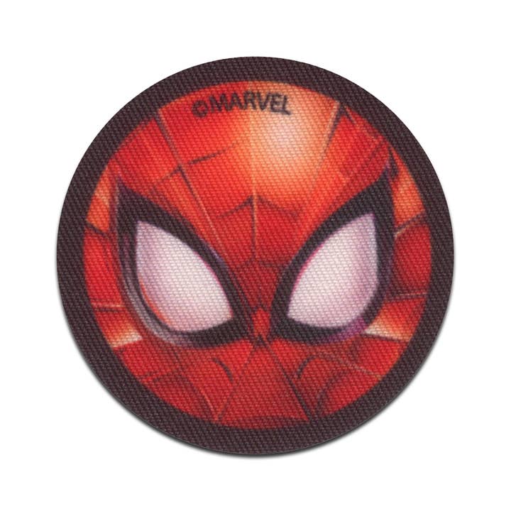 red Iron-on patch - Marvel Spiderman symbol Marvel for wholesale on Faire