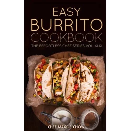 Books by splitShops - Wholesale Cookbook - Easy Burrito Cookbook - Paperback