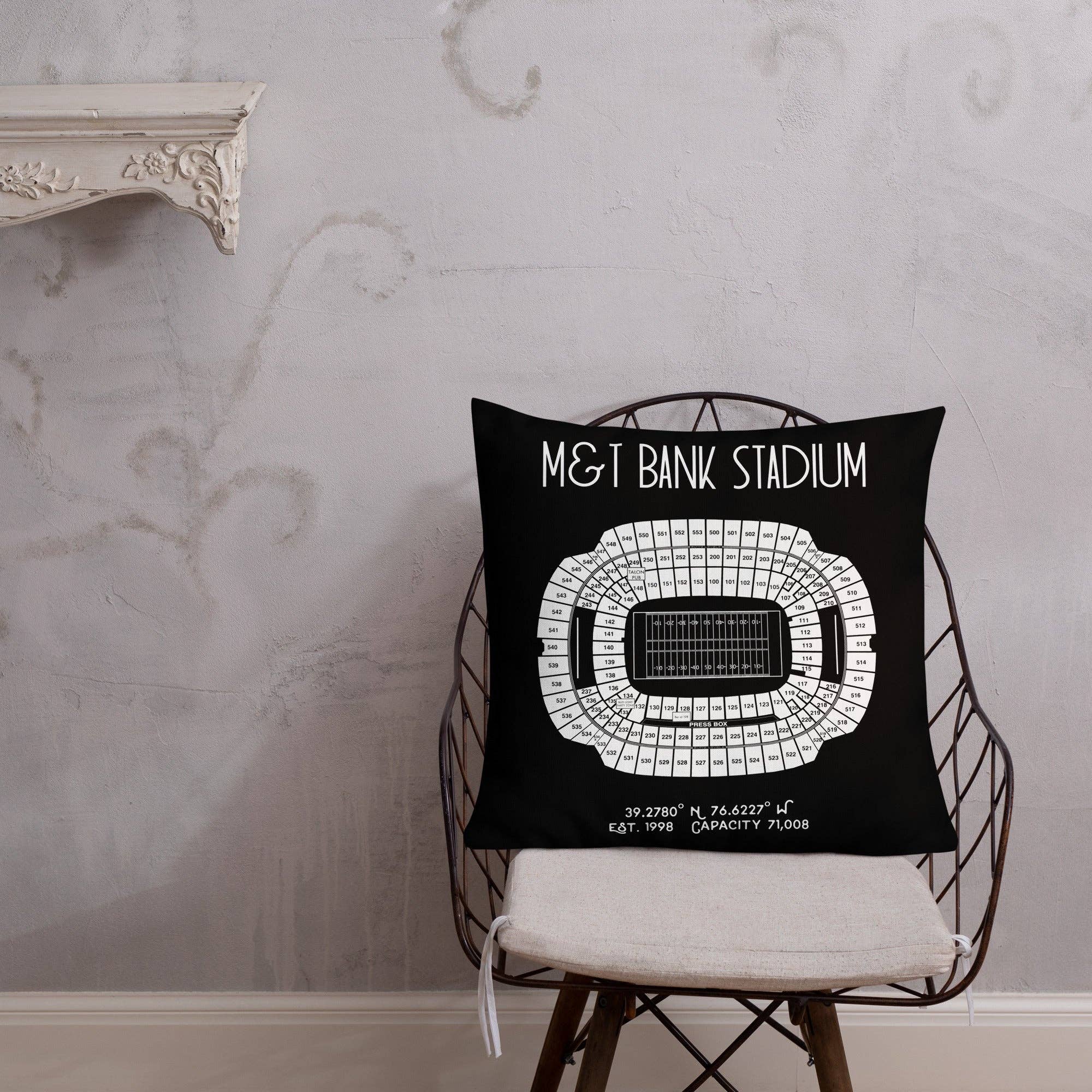 Stadium Prints by BTB – wholesale Throw/decorative pillow – Baltimore Ravens Football Stadium & City Pillows9