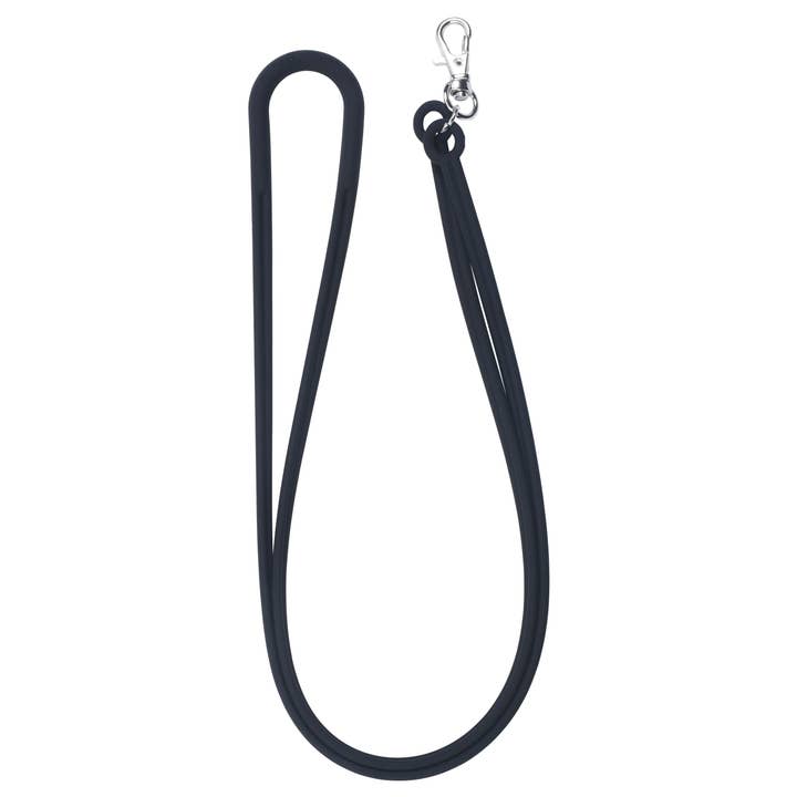 Three Little Tots – Großhandel Schlüsselband – Unisex – Schwarzes Silikon-Lanyard für Ausweise, Masken, Kets & mehr1