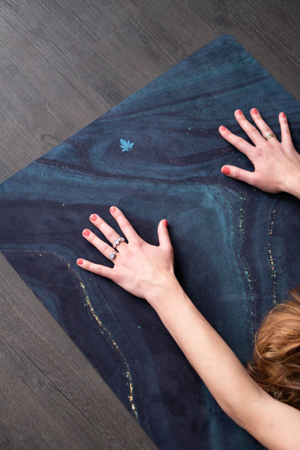 MALA Yoga - Vendita all'ingrosso Tappetini da yoga - Tappetino yoga ibrido Mala Emerald Swirl9