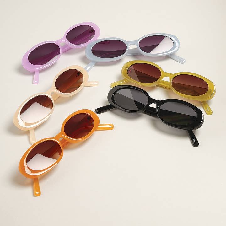 ASSORTED Women's Oval Classic Sunglasses for wholesale on Faire