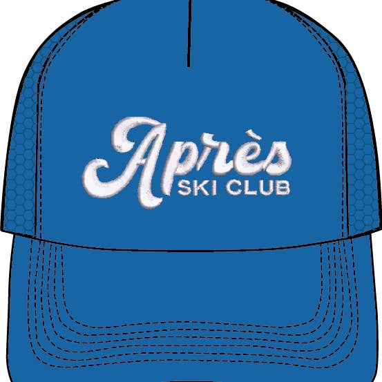 APRES SKI CLUB HAT for wholesale by Wildwood Landing