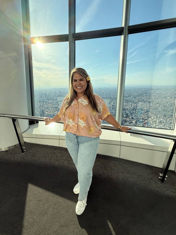 Paradise Now Hawaiʻi - Wholesale Button Down Shirt - Women's - Guava jelly Oversized Tee4