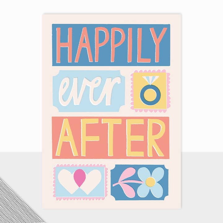 Fontfetti Wedding- Happily Ever After for wholesale by Laura Darrington Design Ltd