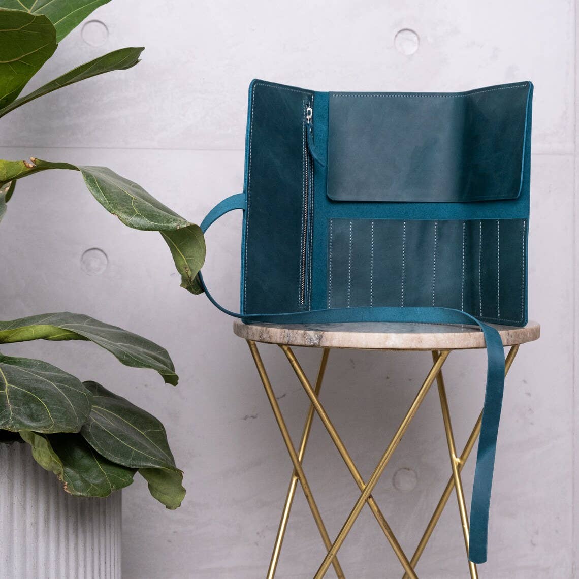 Pikore - Wholesale Makeup Brush Set - Leather Makeup Brush Roll2