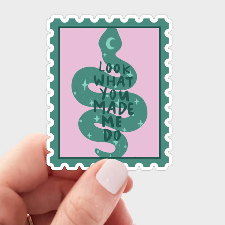 Look What You Made Me Do Sticker - taylor swift, swiftie for wholesale by Yarnival