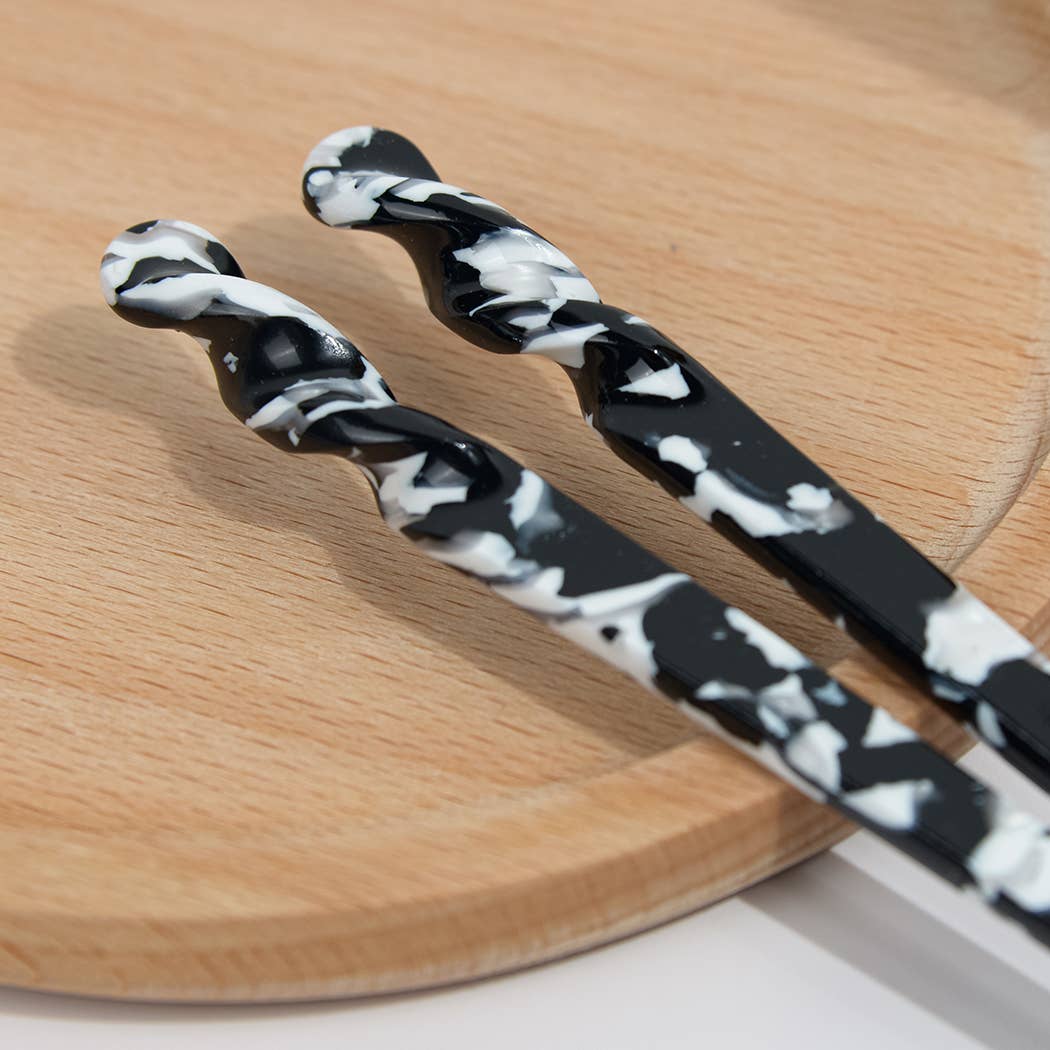 TheDivaSoap - Wholesale Hair Pin - Minimalist Acetate Tortoise Hair Stick HairPin, Eco-Friendly1