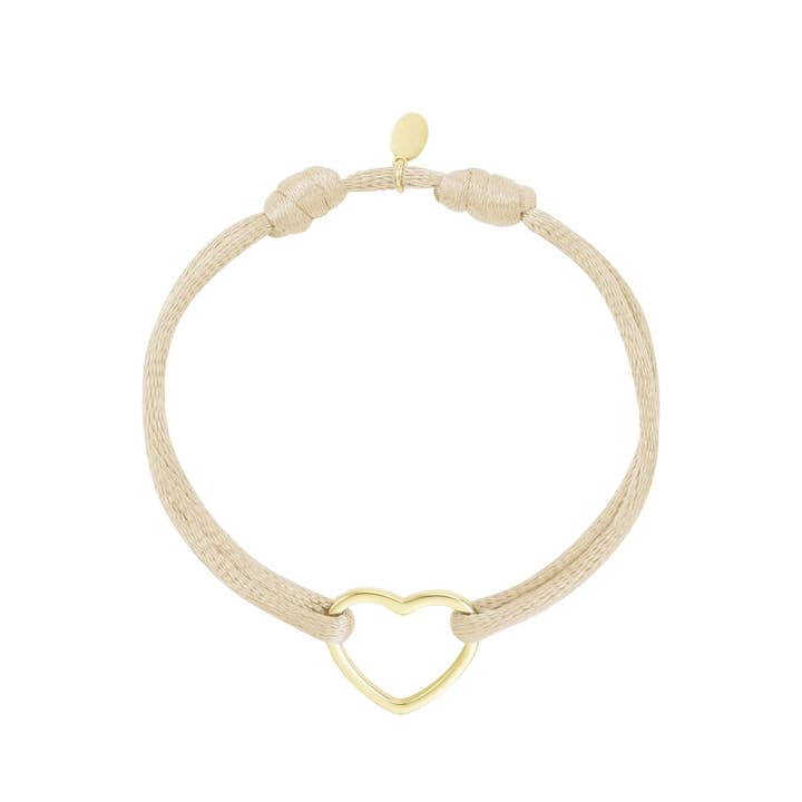 SHINE BUY – wholesale Charm/dangle bracelet – Fabric Bracelet Heart4