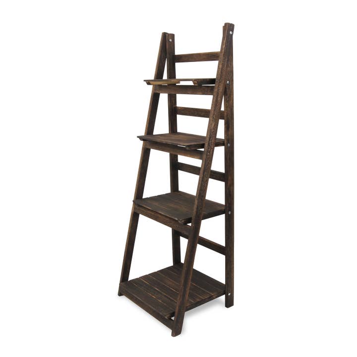 Cheungs Home Decor - Wholesale Free Standing Shelf - Foxley 4 Tier Folding Wood Shelf