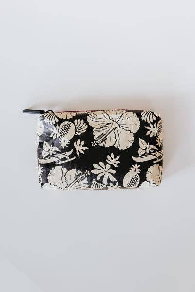Wings Hawaii - Wholesale Pouch - Women's - Adventure Pouch - Black + Tan Aloha3