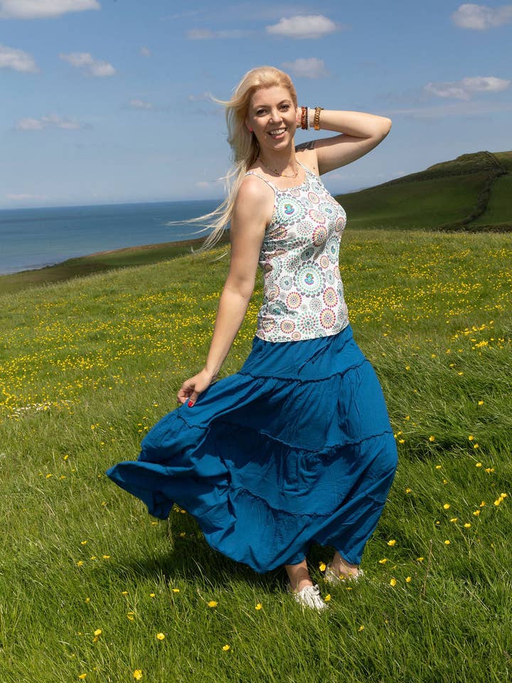 Esme gelaagde maxi met zakken voor wholesale door Wicked Dragon Clothing