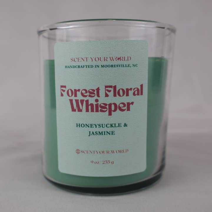 Bougie parfumée Forest Floral Whisper pour la vente par Scent Your World