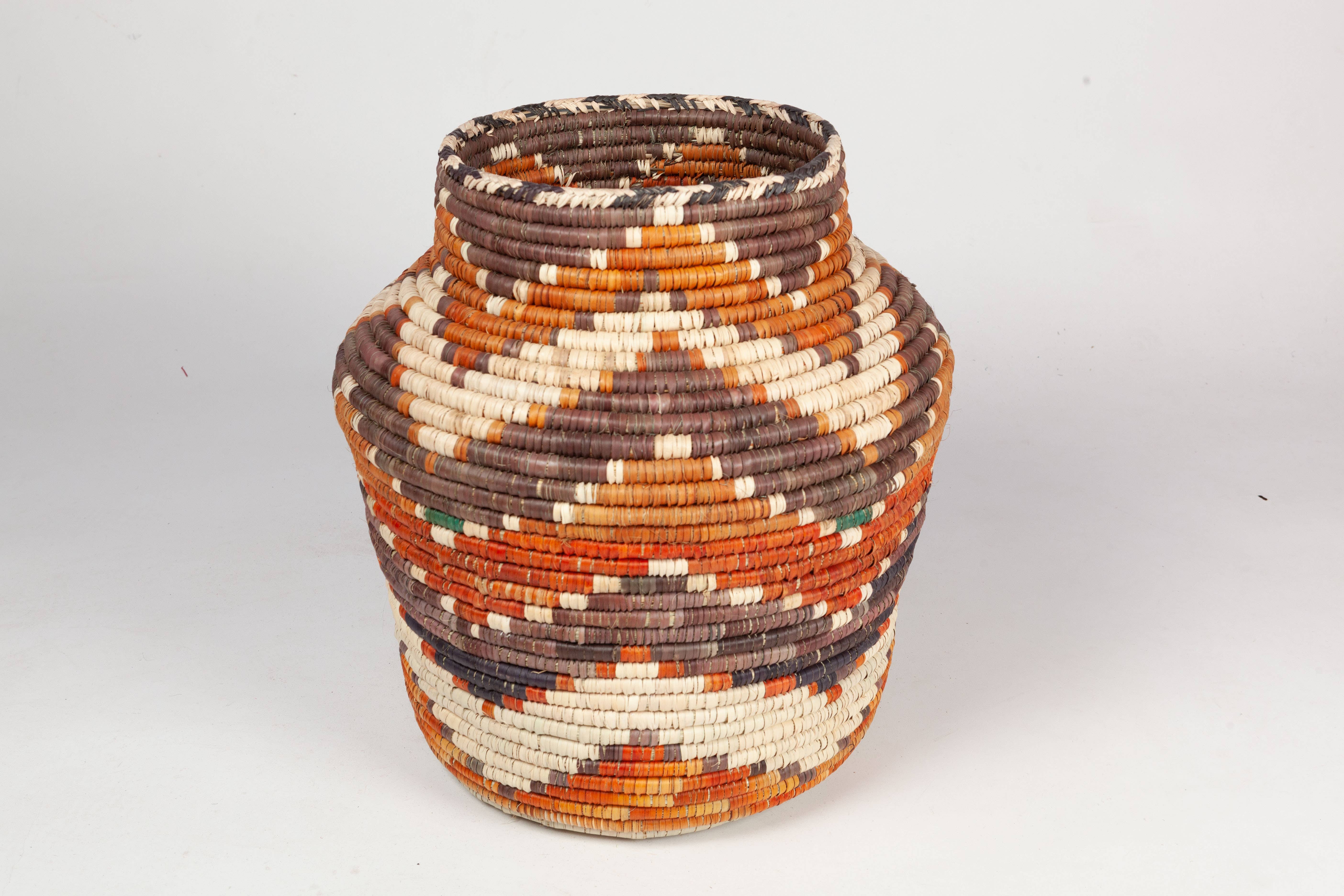 Intertrade s.a - Wholesale Storage Bin - "Medium Snake" palm basket2