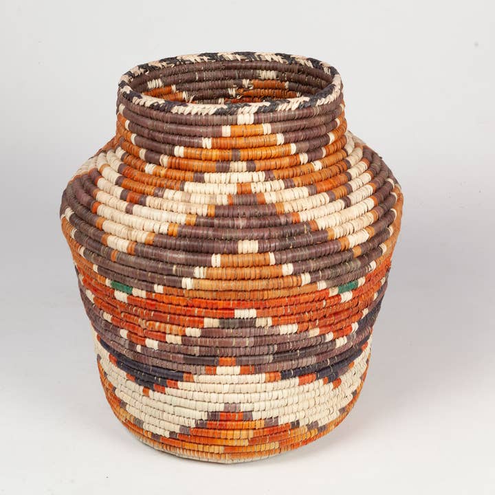 Intertrade s.a - Wholesale Storage Bin - "Medium Snake" palm basket2