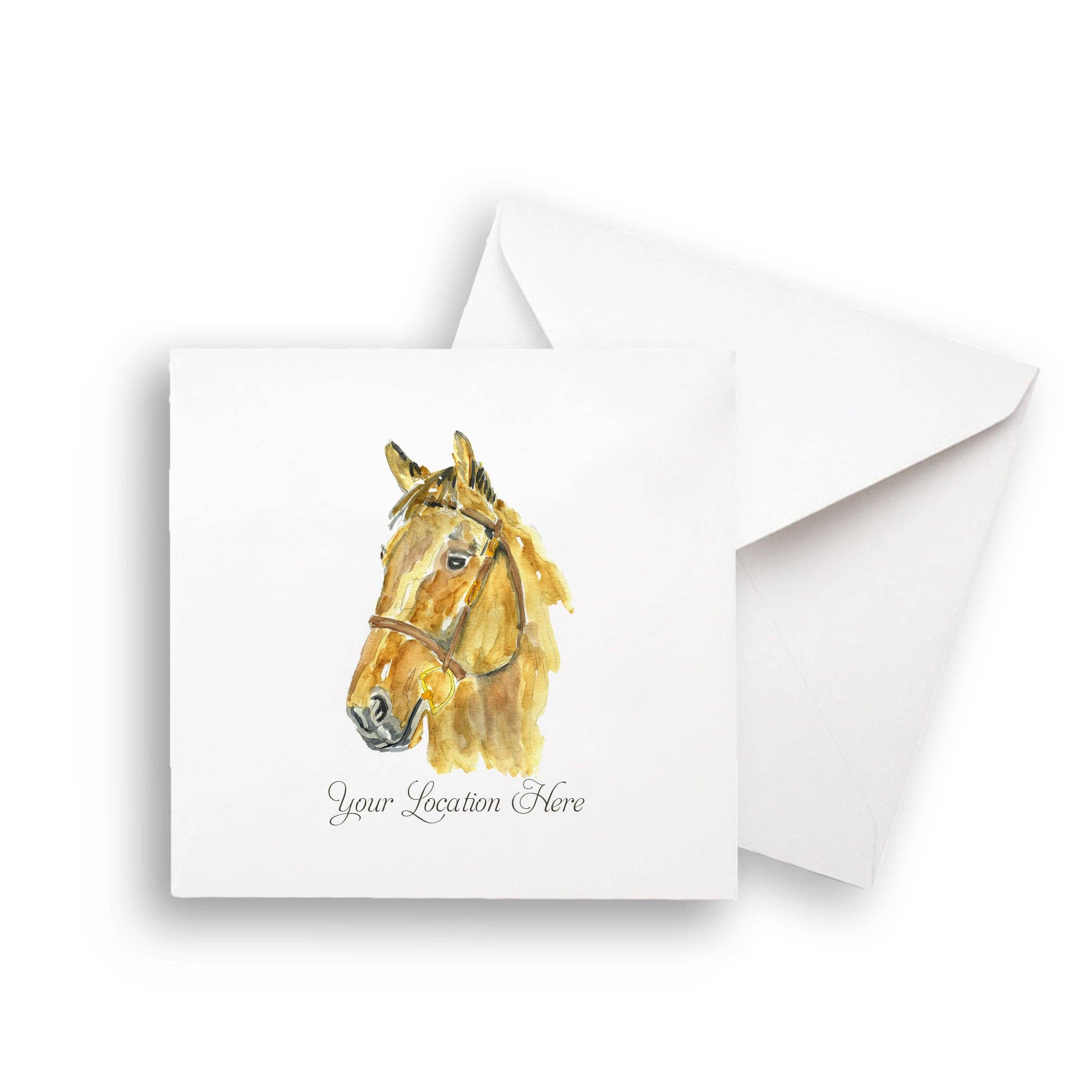 French Graffiti - Wholesale Tea Towel - Horse Head with Location5