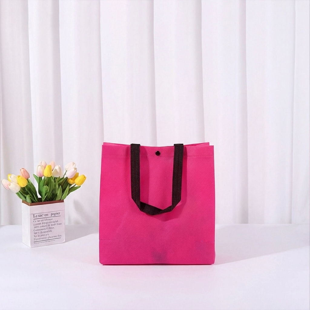 ByHome - Vente Pochette cadeau - 50 pièces, 4 tailles Sac non tissé bouton fruit du dragon rose rouge1