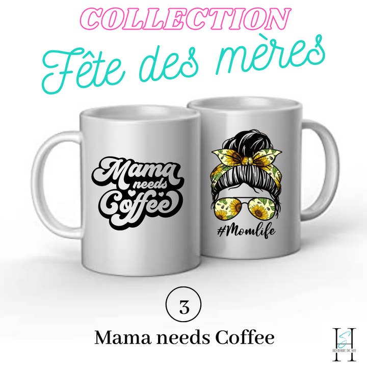 Tasse „Mama“ für den Großhandel von Les Créas de Malou
