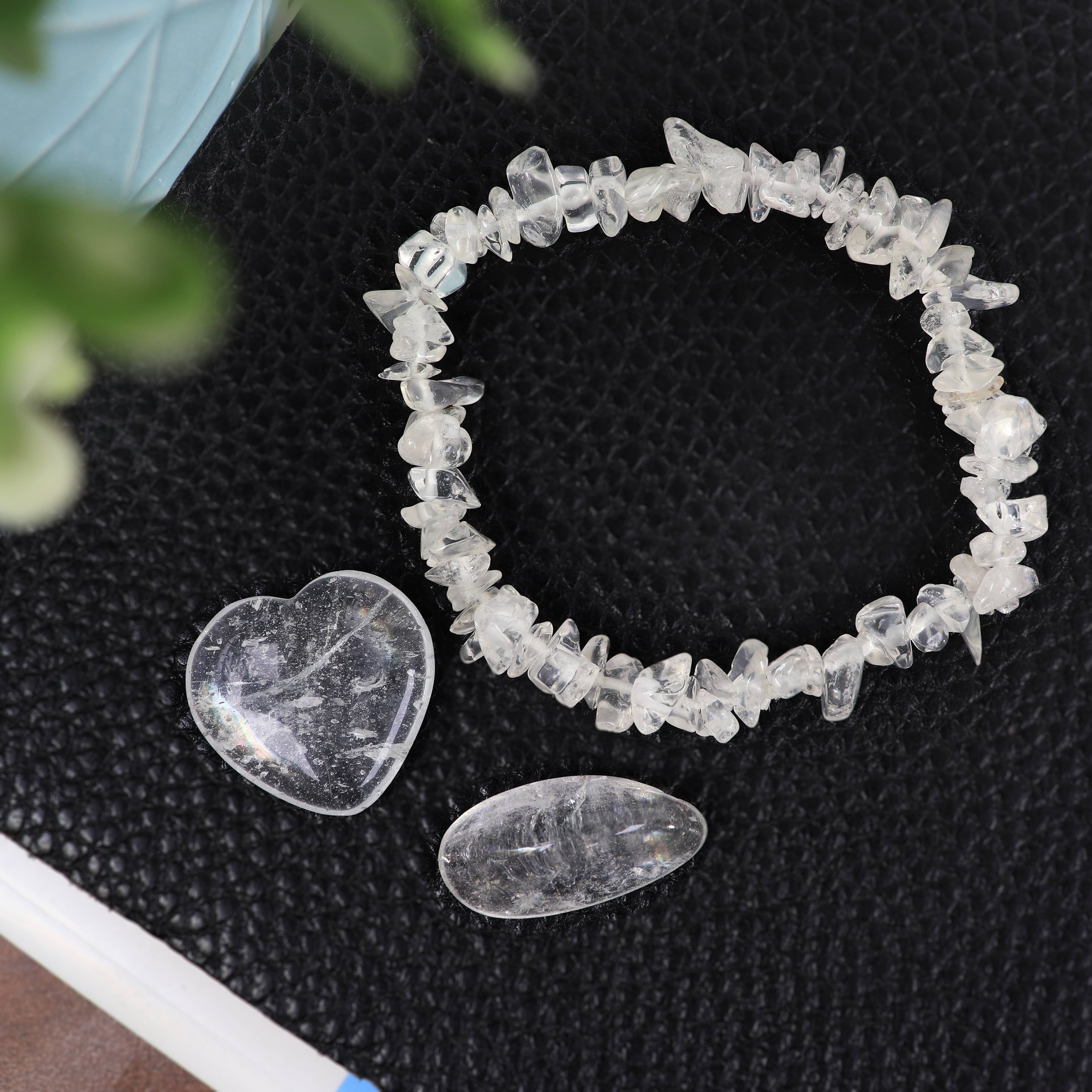 Natures Artifacts Inc – wholesale Charm/dangle bracelet – Gemstone Bracelet, Heart & Tumble Gift Set with Display Box6